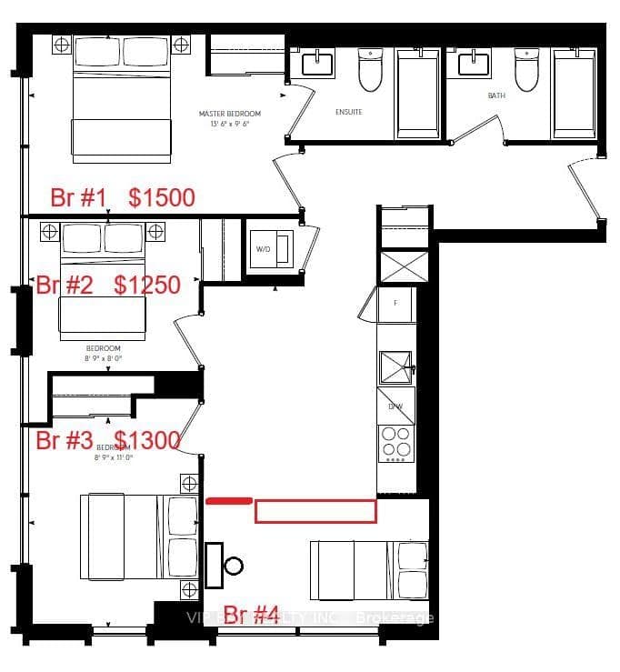 3707 - 82 Dalhousie (Bedroom 2) Street, Toronto, ON